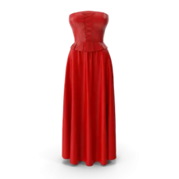 Corset Leather With Skirt