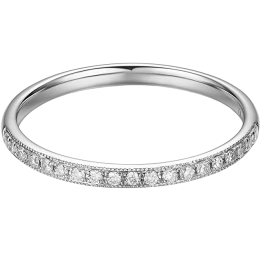 Solid Gold Petite Micropave 