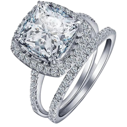 White Gold Plated Princess