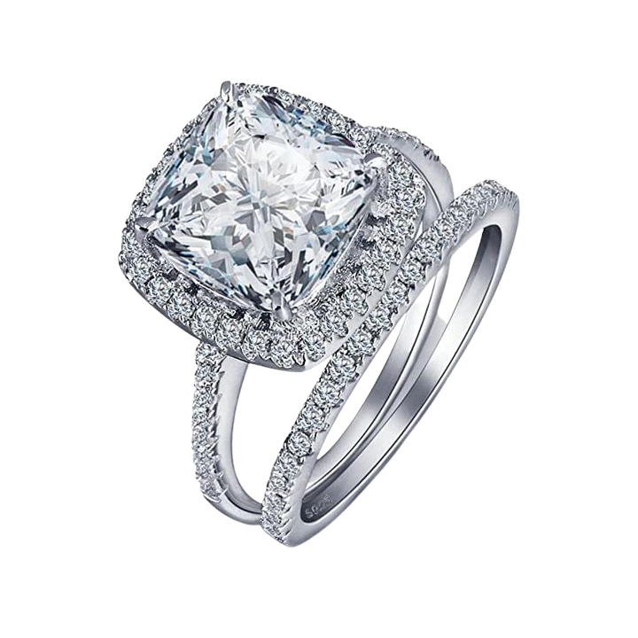 White Gold Plated Princess