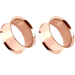 Pierced Owl Rose Gold Plated Stainless Steel Double